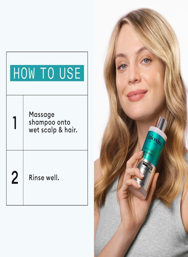 NIOXIN Age Defense Shampoo for Aging Hair | Detox Scalp Cleanser with Niacinamide | 16 Fl Oz | 475mL - Image 5